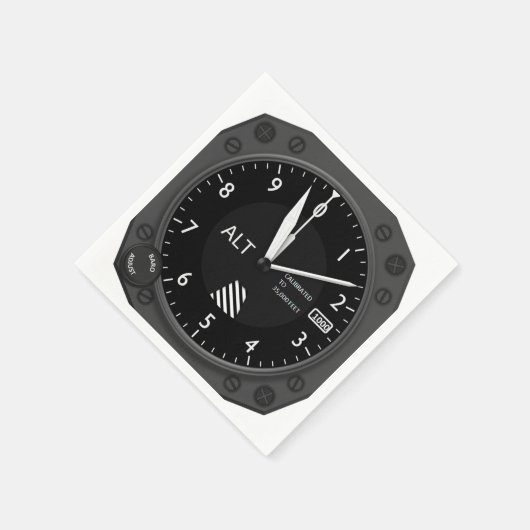 Flugzeughöhe Serviette (Ecke)