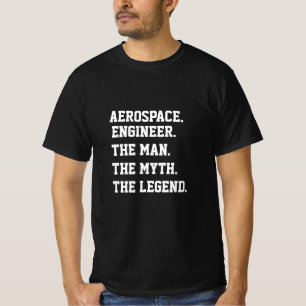 Flugzeugingenieur der Mensch der Mythos der Legend T-Shirt