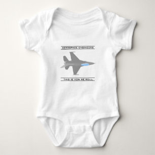 Flugzeugingenieure: Wie wir arbeiten Baby Strampler