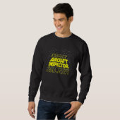 Flugzeuginspektor Cool Galaxy Job Sweatshirt (Vorne ganz)