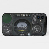 Flugzeuginstrument-Platte Case-Mate iPhone Hülle (Rückseite (Horizontal))