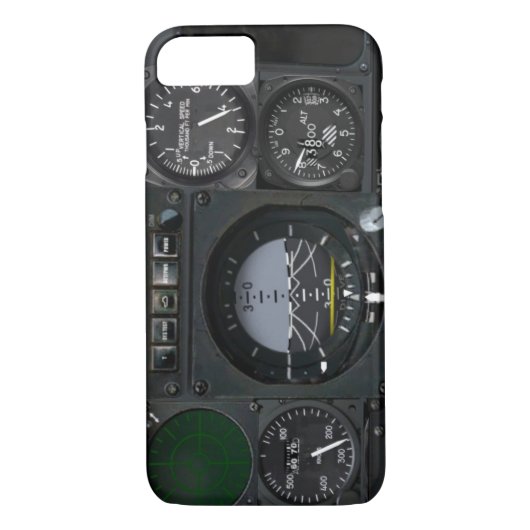 Flugzeuginstrument-Platte Case-Mate iPhone Hülle (Rückseite)