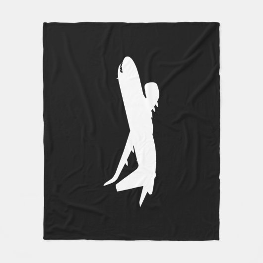 Flugzeugjet Liner White Silhouette Flying Decke (Vorderseite)