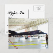 Flugzeugkampfflugzeug Postkarte (Vorne/Hinten)