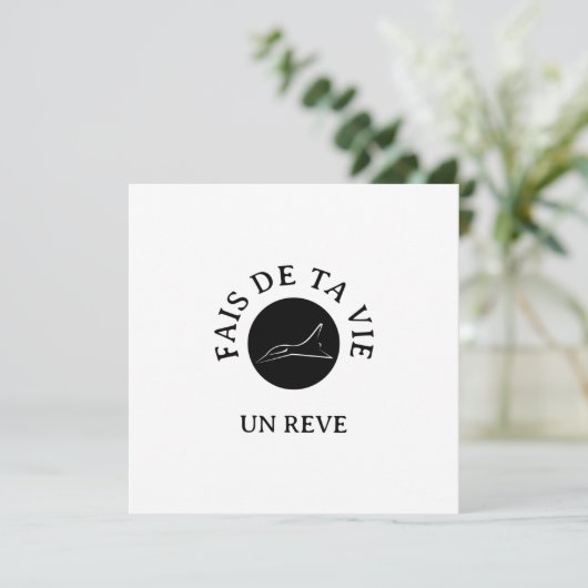 Flugzeugkarte (Stehend Vorderseite)