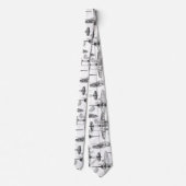 Flugzeugkonzept 1 Neck Tie Krawatte (Rückseite)