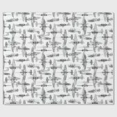 Flugzeugkonzept 1 Umschlagpapier Geschenkpapier (Flach)