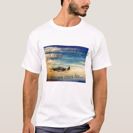 Flugzeugliebhaber T-Shirt (Vorderseite)