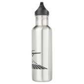 Flugzeuglufterkennung für Start Edelstahlflasche (Rechts)