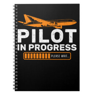Flugzeuglüftungs-Pilotladung Notizblock