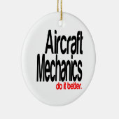 Flugzeugmechanik macht es besser keramik ornament (Rechts)