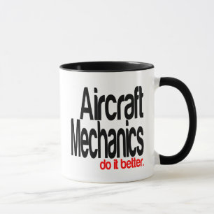 Flugzeugmechanik macht es besser tasse