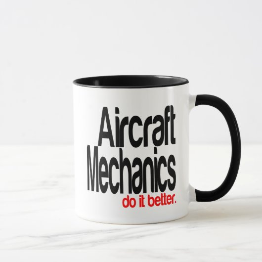 Flugzeugmechanik macht es besser tasse (Rechts)