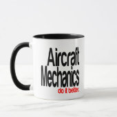 Flugzeugmechanik macht es besser tasse (Links)