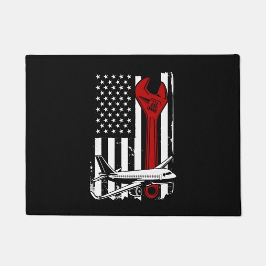 Flugzeugmechanik, Mechanik Fußmatte (Vorderseite)