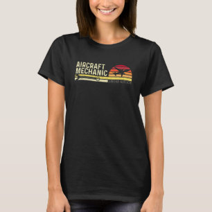 Flugzeugmechaniker Flugzeug Luftfahrt T-Shirt