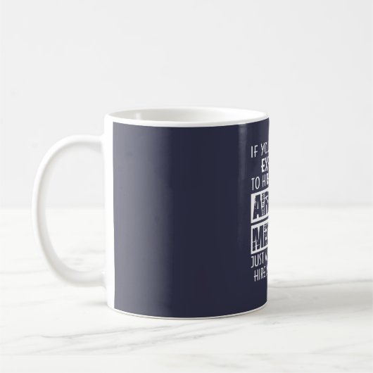 Flugzeugmechaniker Kaffeetasse (Links)