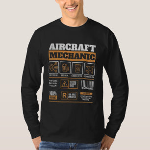 Flugzeugmechaniker  Luftfahrttechniker Flugzeugwar T-Shirt