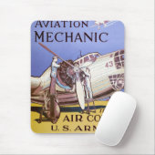 Flugzeugmechaniker Mousepad (Mit Mouse)