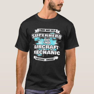 Flugzeugmechaniker Superheld Flugzeugmechaniker T-Shirt