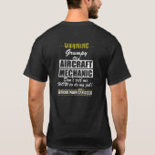 Flugzeugmechaniker T-Shirt (Rückseite)