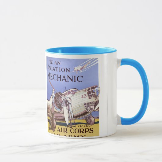 Flugzeugmechaniker Tasse (Rechts)
