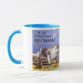 Flugzeugmechaniker Tasse (Links)