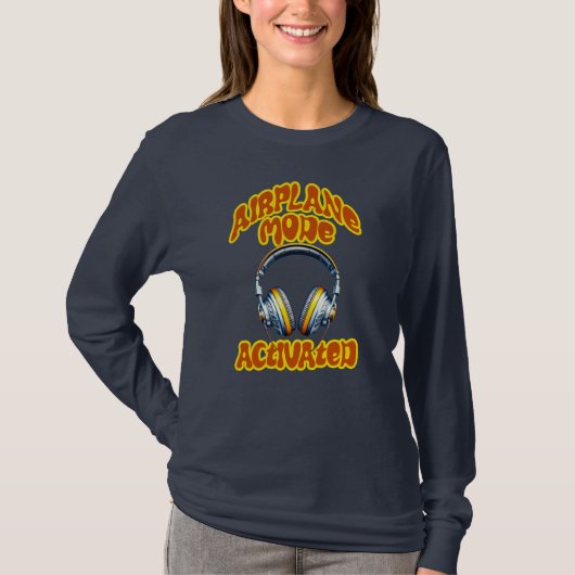 Flugzeugmodus aktiviert T-Shirt (Vorderseite)