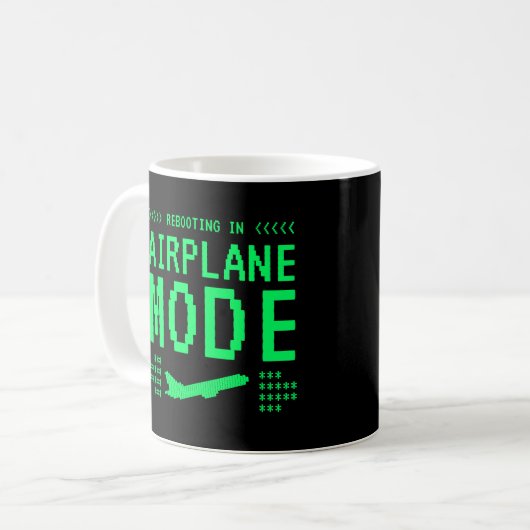Flugzeugmodus Kaffeetasse (Vorderseite Links)