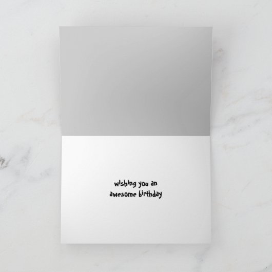 Flugzeugmoto-Cross-Geburtstag Karte (Innenseite)