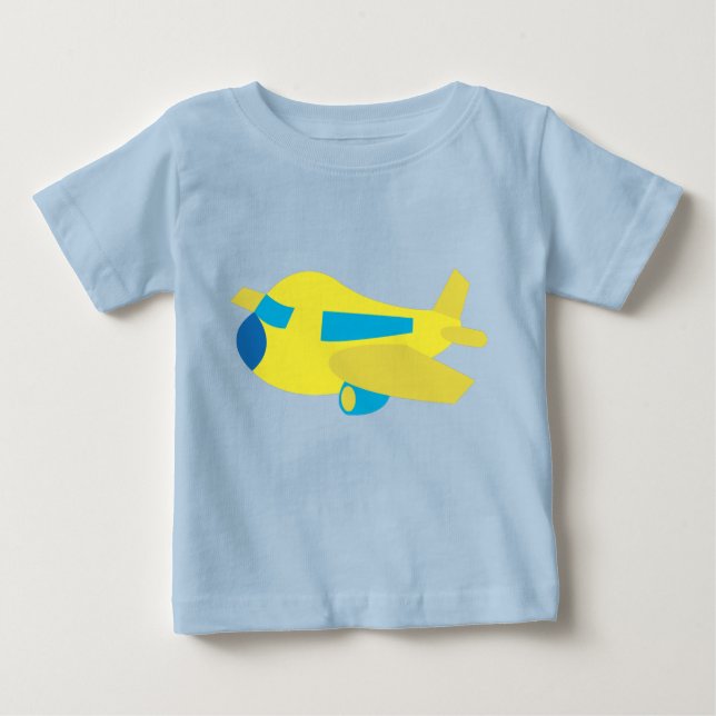 Flugzeugmuster Baby T-shirt (Vorderseite)