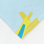 Flugzeugmuster Fleecedecke (Ecke)