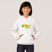 Flugzeugmuster Hoodie (Vorne ganz)