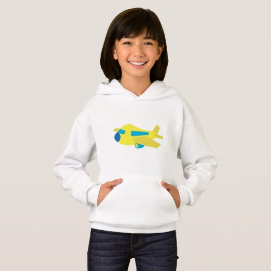Flugzeugmuster Hoodie (Vorne ganz)