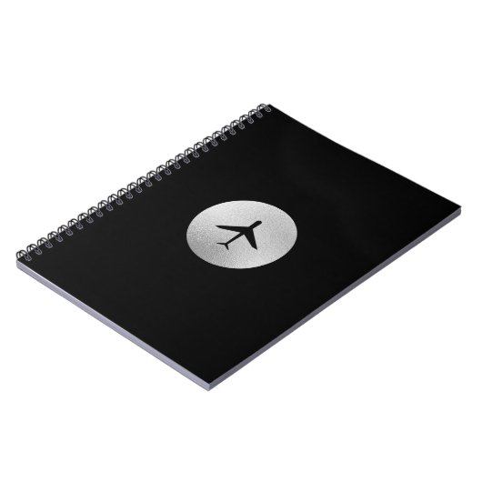 Flugzeugmuster Notizblock (Linke Seite)