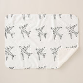 Flugzeugmuster Sherpadecke (Vorderseite (Horizontal))