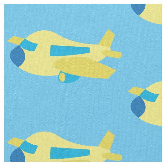 Flugzeugmuster Stoff (Nahaufnahme)