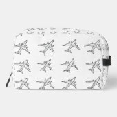 Flugzeugmuster Waschbeutel (Rückseite)