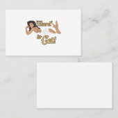 Flugzeugnose-Kunst schwer zu bekommen Geschenk-Ide Visitenkarte (Vorne/Hinten)