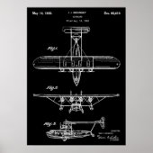 Flugzeugpatent Poster (Vorne)