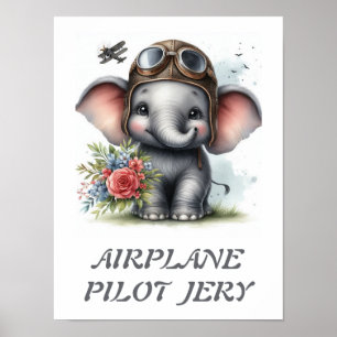FLUGZEUGPILOT JERY POSTER