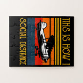 Flugzeugpilot lustig Das ist, wie sozial Puzzle (Horizontal)