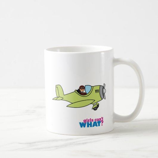 Flugzeugpilot - Mittel Kaffeetasse (Rechts)