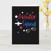 Flugzeugpiloten, die Coole Aviatorengeschenk flieg Karte (Gelbe Blume)