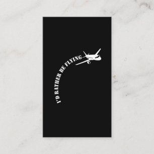 Flugzeugpiloten-Flieger-Flugzeug-Luftfahrtenthusia Visitenkarte