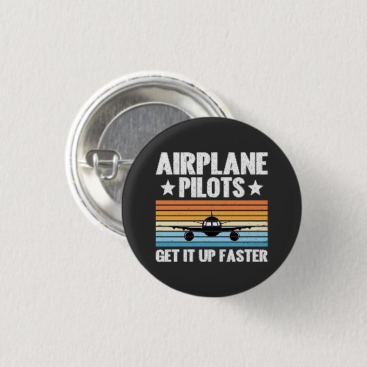 Flugzeugpiloten steigen schneller auf button (Vorne & Hinten)