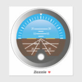 Flugzeugpilotenwahl für Gyro-Cockpit Aufkleber (Blatt)