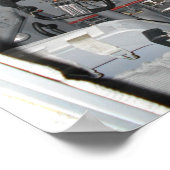 Flugzeugplakat Poster (Ecke)