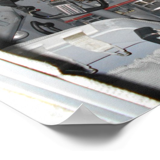 Flugzeugplakat Poster (Ecke)