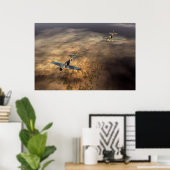 Flugzeugplakat Poster (Heimbüro)